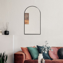 Naomi Arched Stainless Steel Wall Mirror
